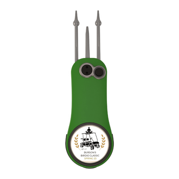 Green Pitchfix Fusion 2.5 Divot Tool