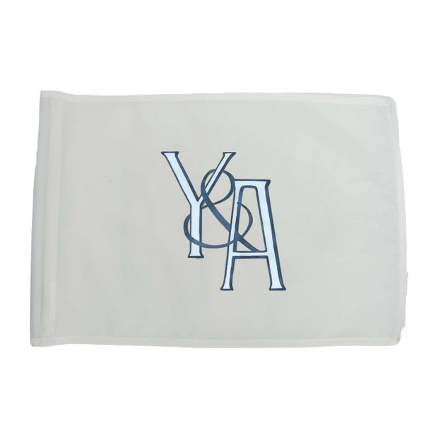 Golf Flag - White
