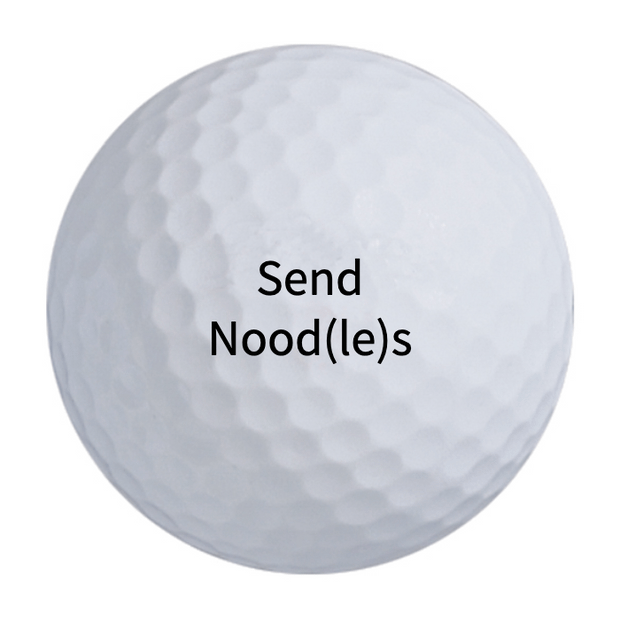 Noodle Long and Soft Golf Balls - 15 Ball Pack