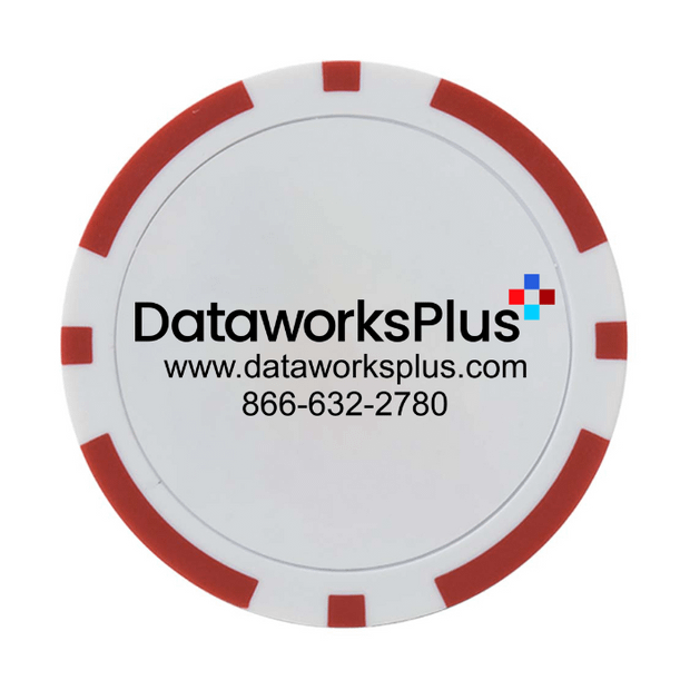 30 Poker Chips in Tube