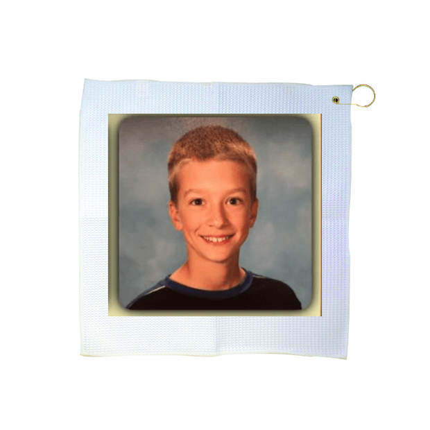 Custom 16" x 16" Waffle Golf Towel