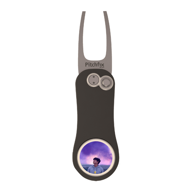 Gunmetal Pitchfix Original 2.0 Divot Tool