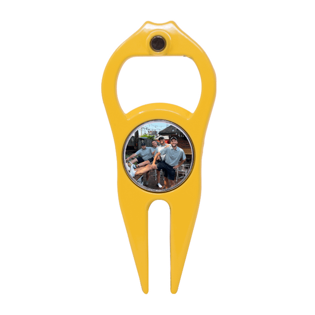 Yellow Hat Trick 6 in 1 Divot Tool