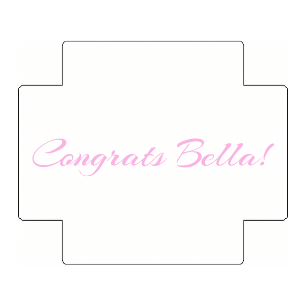 Custom Golf Ball Dozen Box Lid