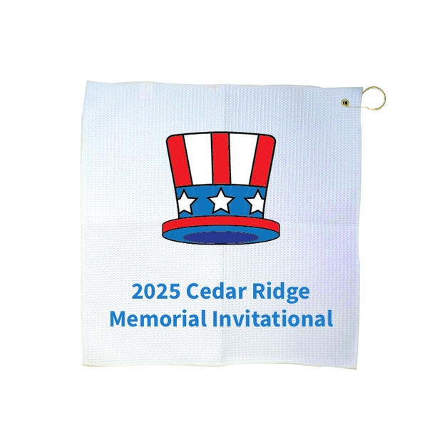 Custom 16" x 16" Waffle Golf Towel