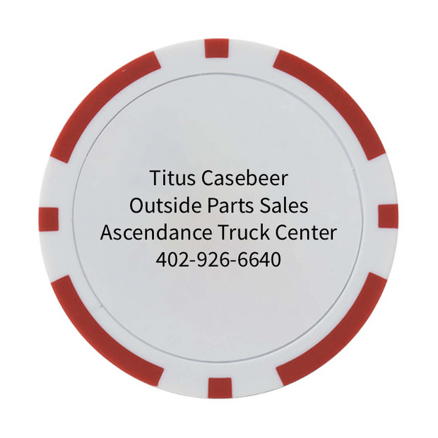 30 Poker Chips in Tube