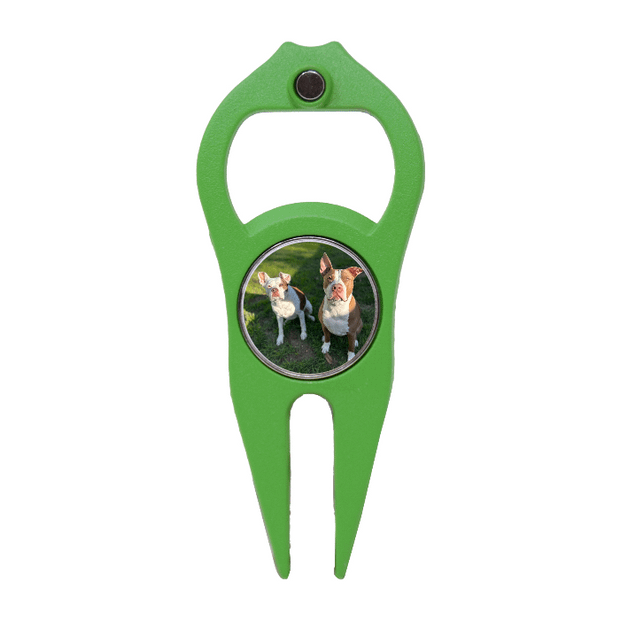 Kelly Green Hat Trick 6 in 1 Divot Tool