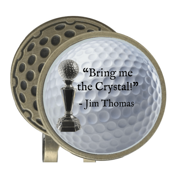 Hat Clip Ball Marker Brass