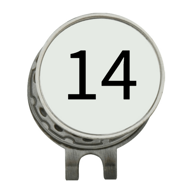 Hat Clip Ball Marker Silver