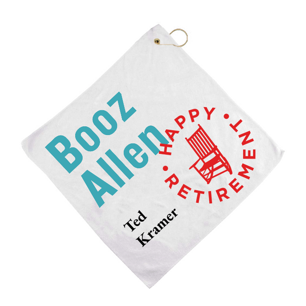 Custom 16" x 16" Golf Towel