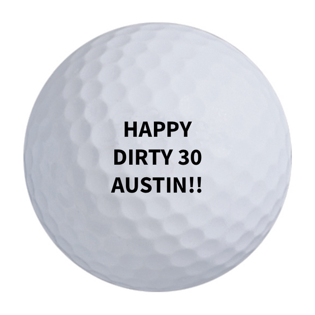 Custom Callaway Supersoft Golf Balls One Dozen