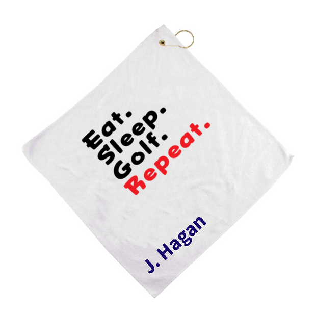 Custom 16" x 16" Golf Towel