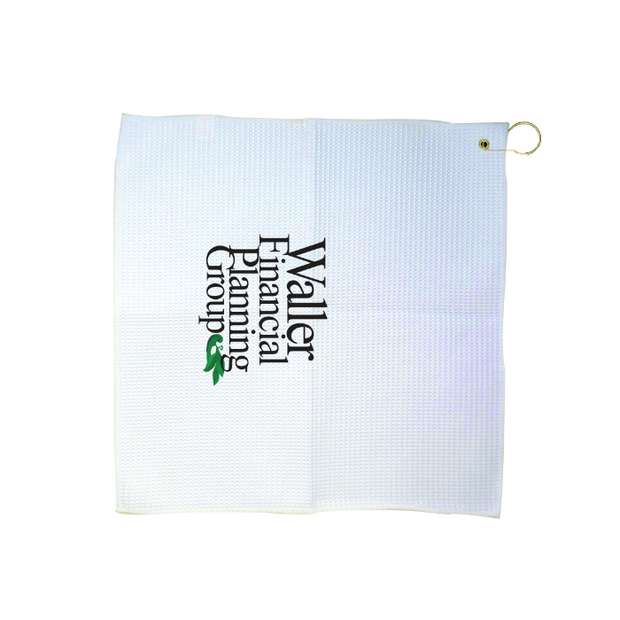 Custom 16" x 16" Waffle Golf Towel