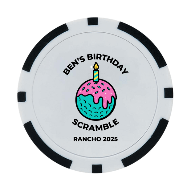 30 Poker Chips in Tube