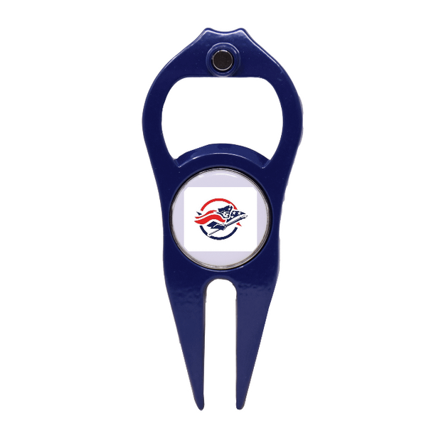 Navy Hat Trick 6 in 1 Divot Tool