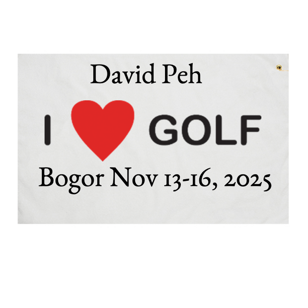 Custom 24" x 15" Golf Towel