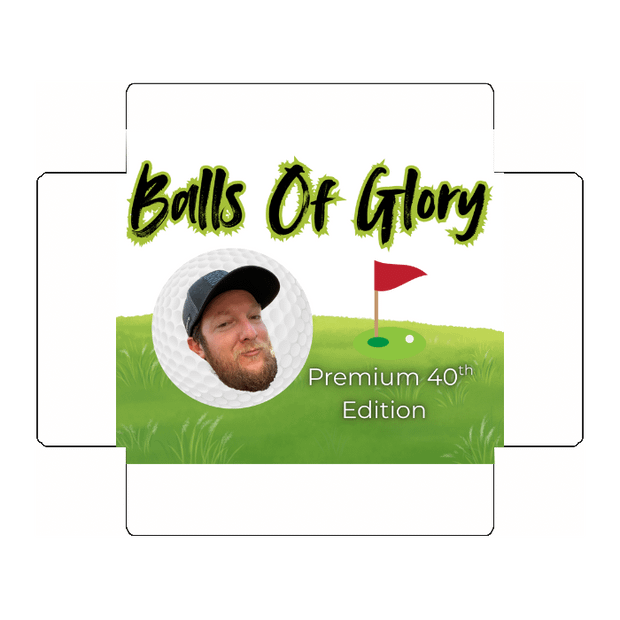 Custom Golf Ball Dozen Box Lid