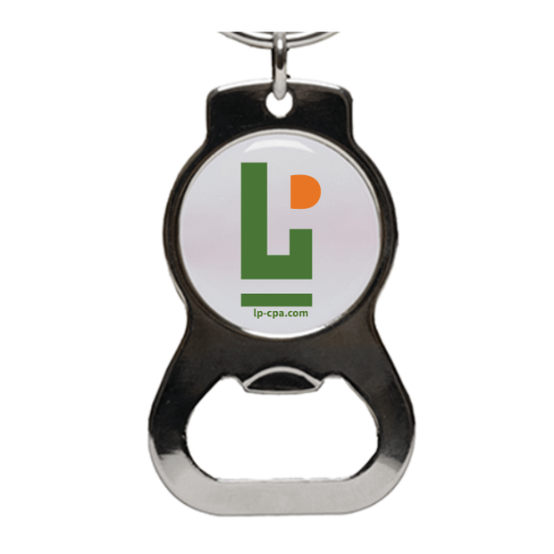 Round Key Chain Bottle Opener