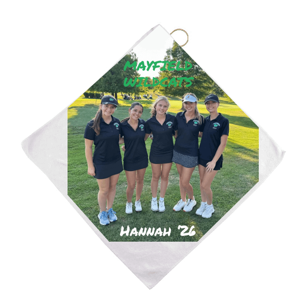 Custom 16" x 16" Golf Towel