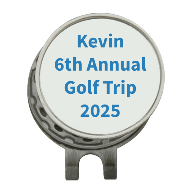 Hat Clip Ball Marker Silver