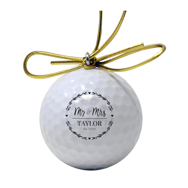 Golf Ball Christmas Ornament