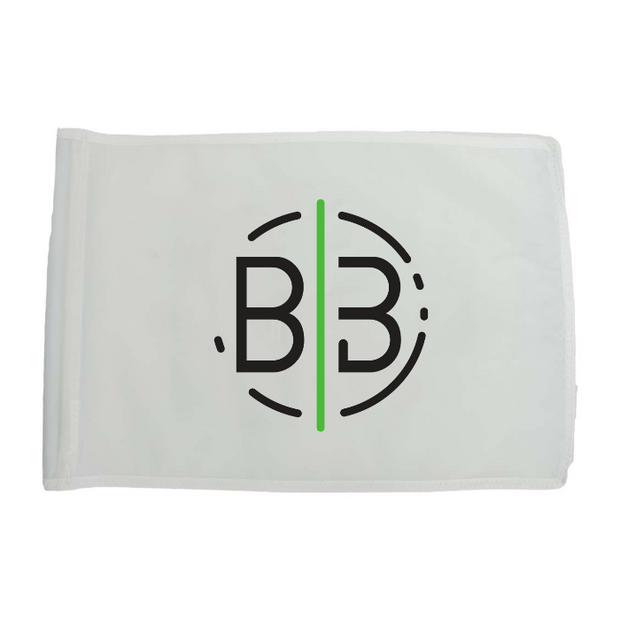 Golf Flag - White
