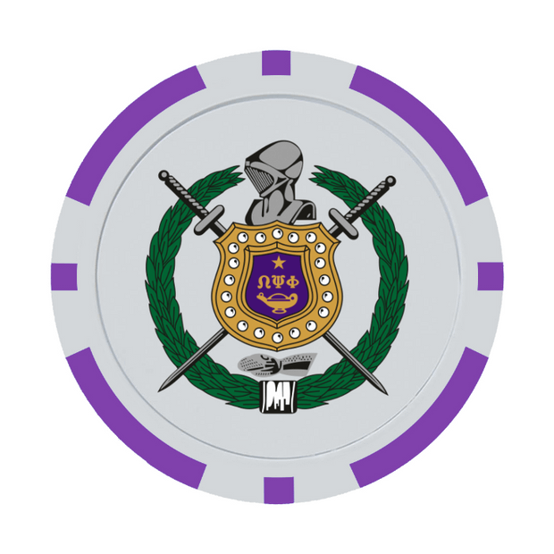 Purple Poker Chip