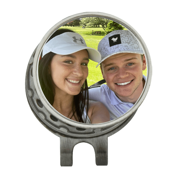 Hat Clip Ball Marker Silver