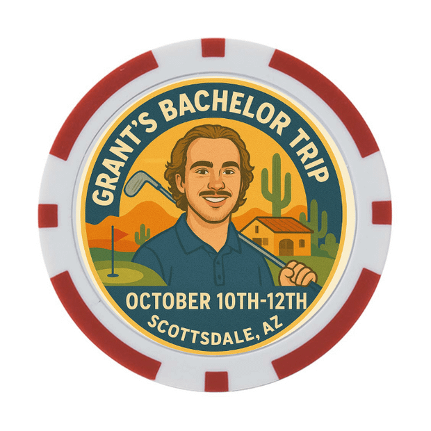 30 Poker Chips in Tube