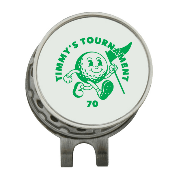 Hat Clip Ball Marker Silver