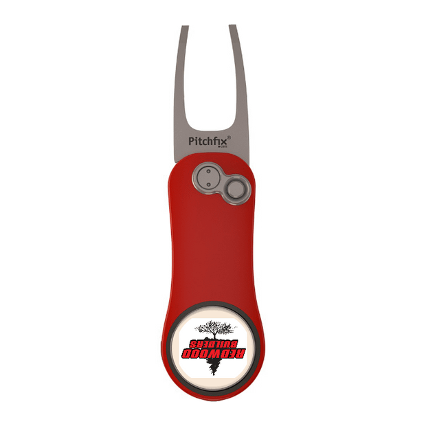 Red Pitchfix Hybrid 2.0 Divot Tool