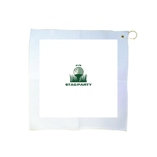 Custom 16" x 16" Waffle Golf Towel
