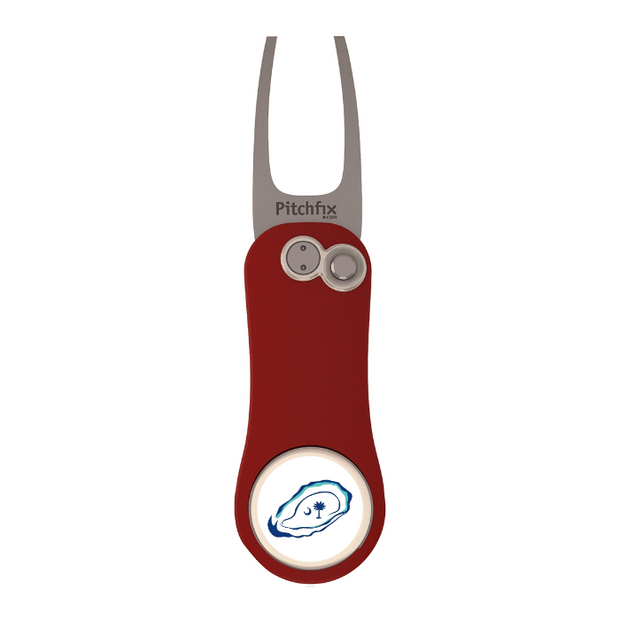 Red Pitchfix Original 2.0 Divot Tool