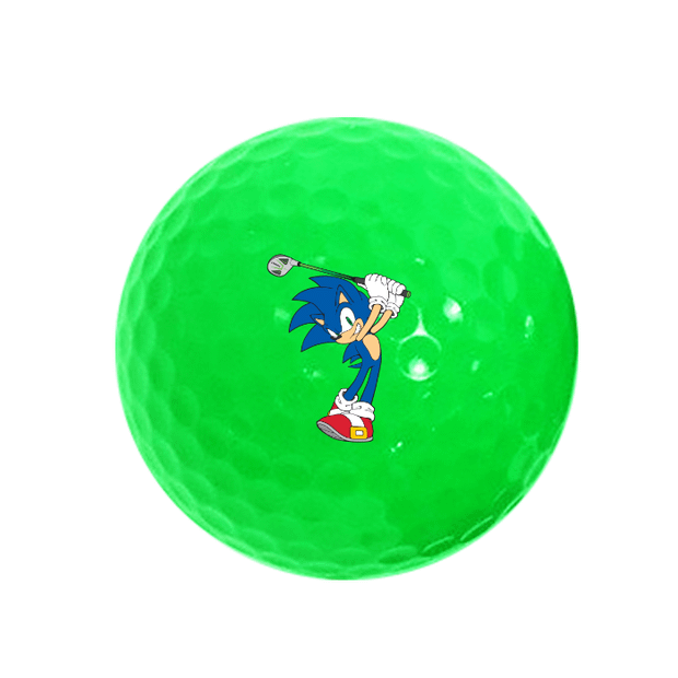 Value Golf Balls Neon Green