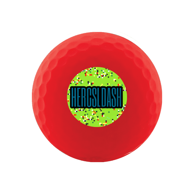 Custom Volvik Vivid Red Golf Ball One Dozen