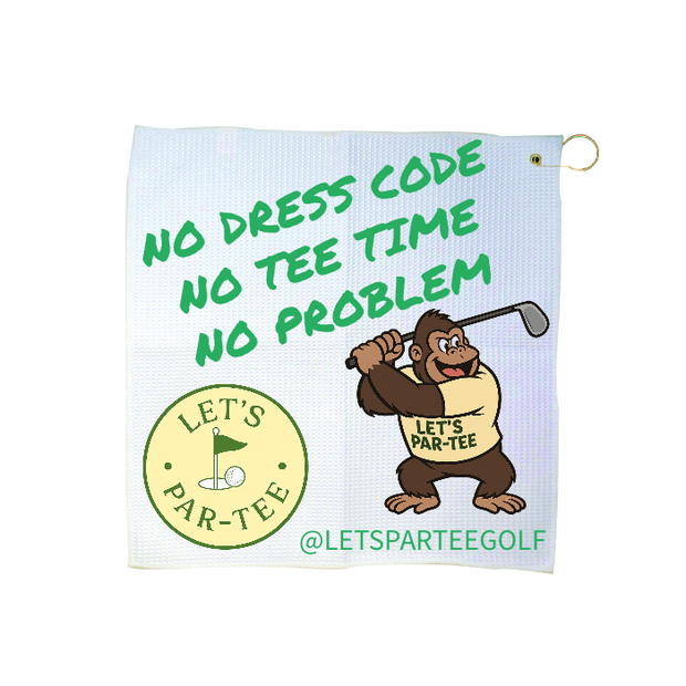 Custom 16" x 16" Waffle Golf Towel
