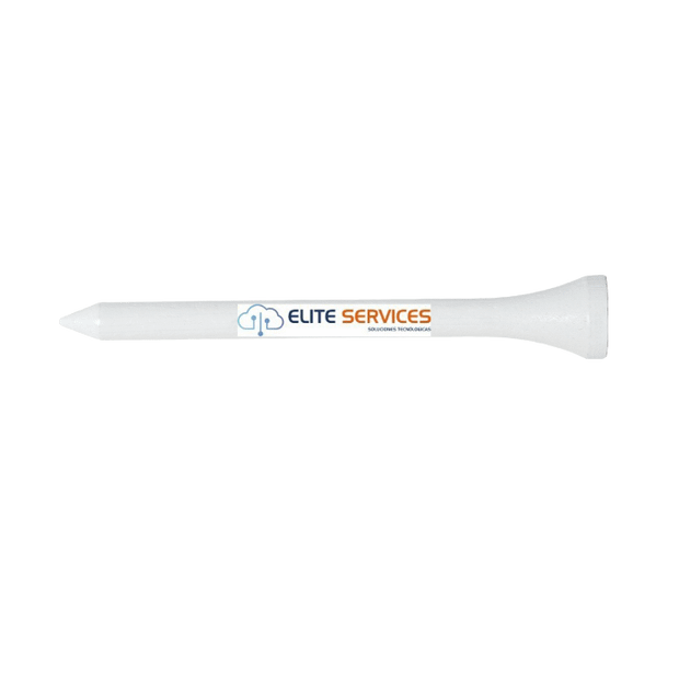 White Plastic 3-1/4" Golf Tees - 50 PACK
