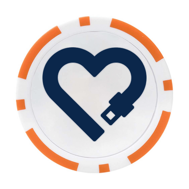 30 Poker Chips in Tube