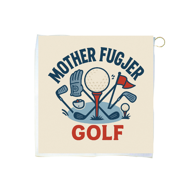 Custom 16" x 16" Waffle Golf Towel