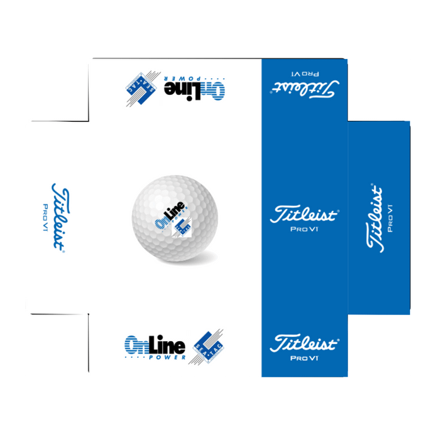 Custom Golf Ball Dozen Box Lid