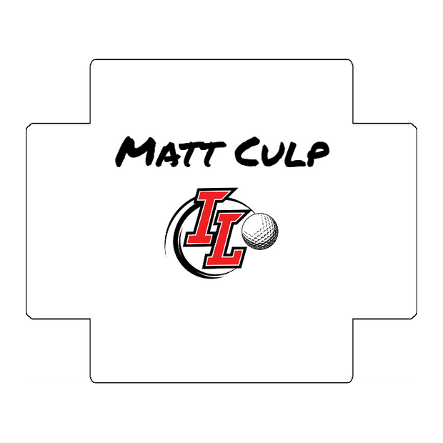 Custom Golf Ball Dozen Box Lid