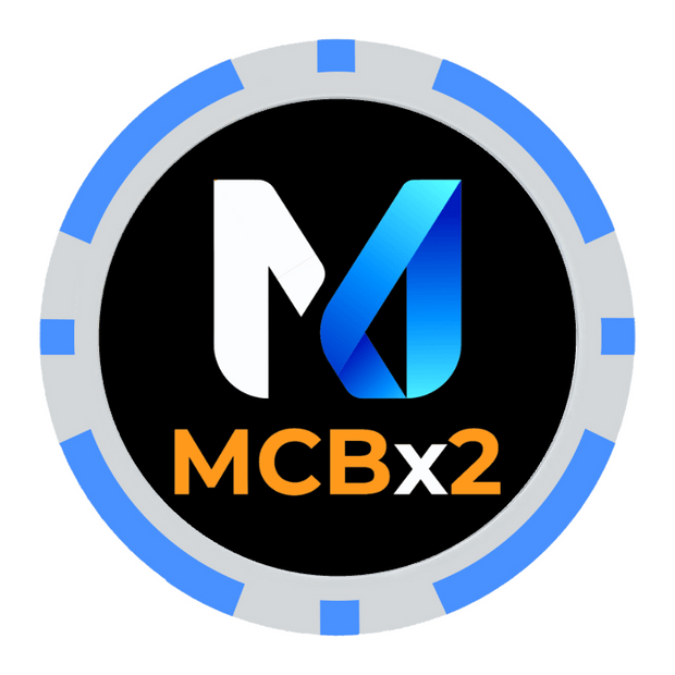 Light Blue Poker Chips