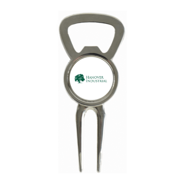 Divot Tool Bottle Opener Shiny Silver