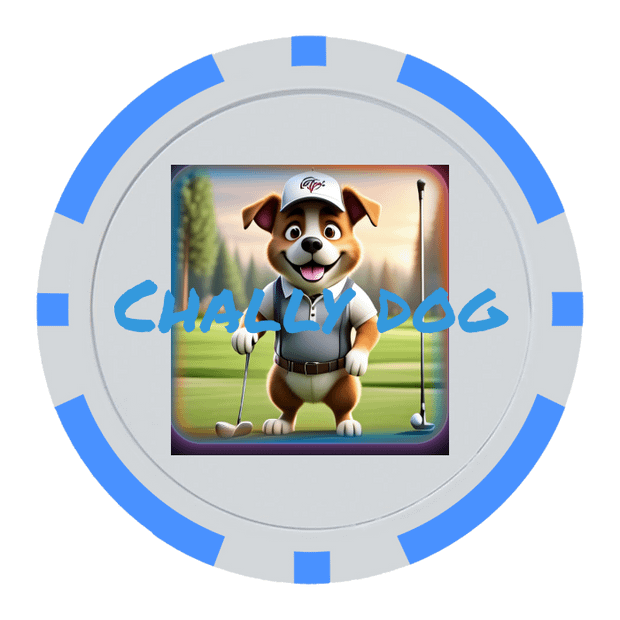 Light Blue Poker Chips