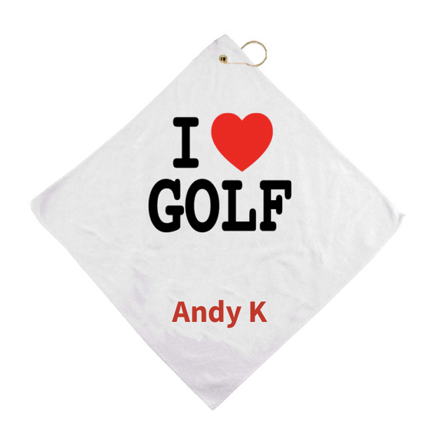 Custom 16" x 16" Golf Towel