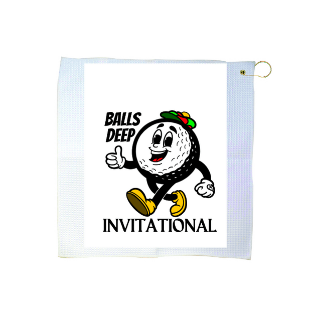 Custom 16" x 16" Waffle Golf Towel