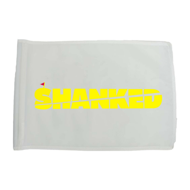 Golf Flag - White