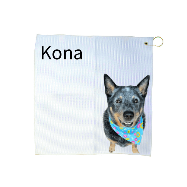 Custom 16" x 16" Waffle Golf Towel