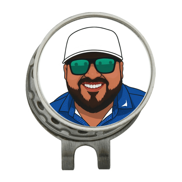 Hat Clip Ball Marker Silver