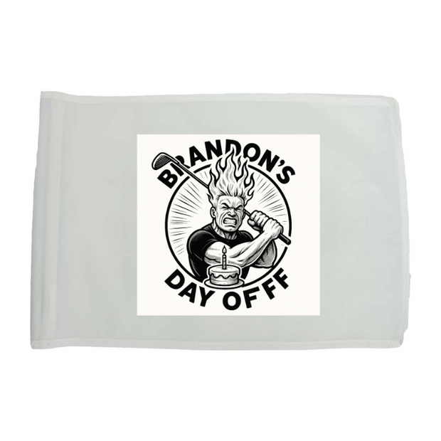 Golf Flag - White